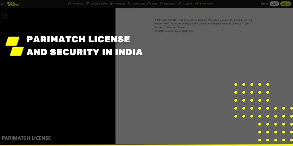 Parimatch License and Security in India