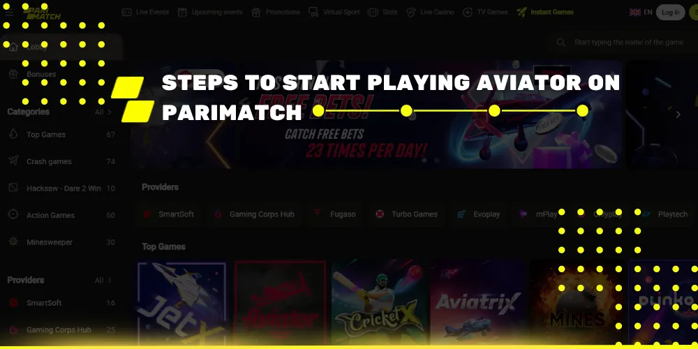 Steps To Start Playing Aviator On Parimatch